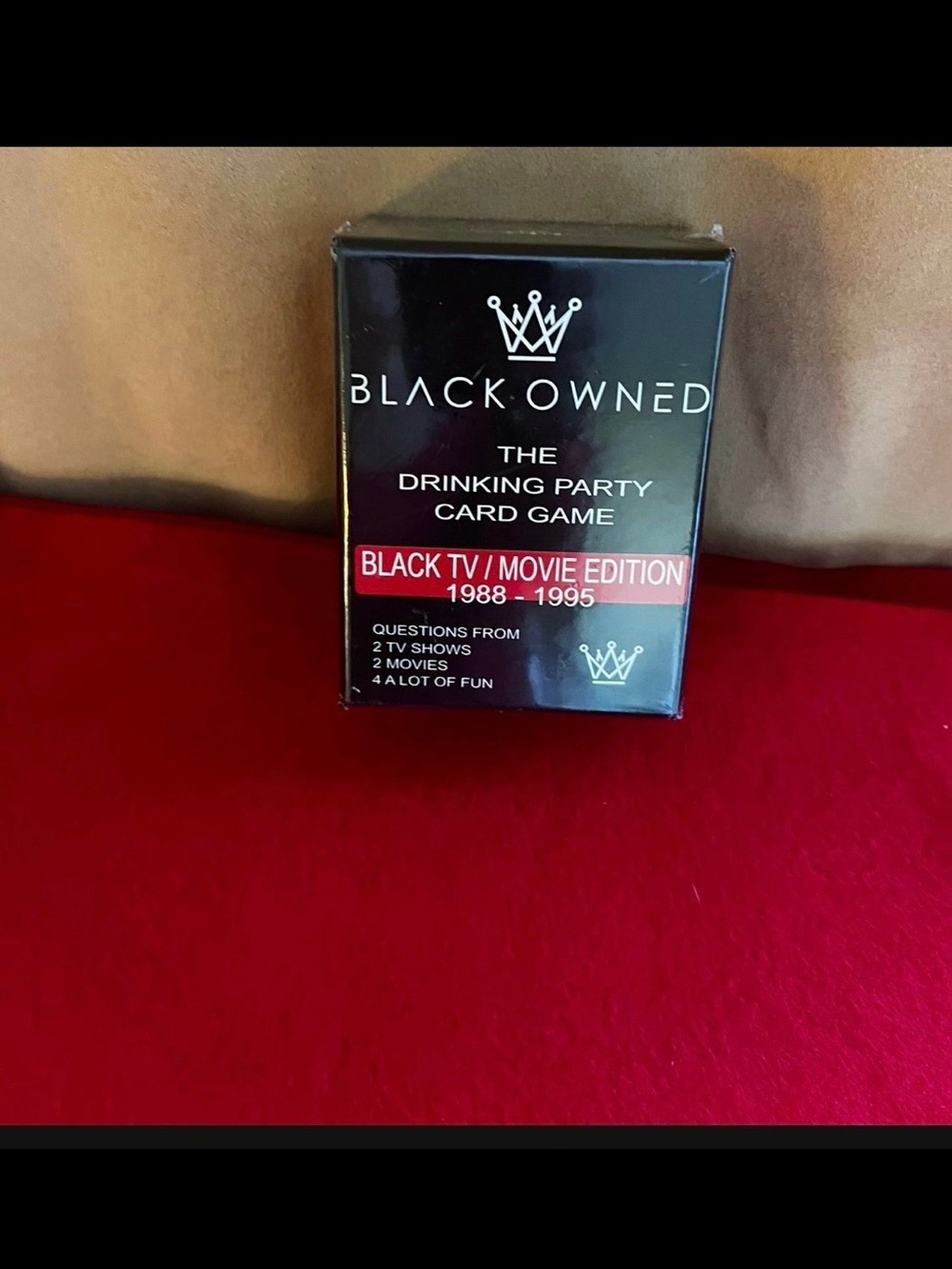 Black Owned The Drinking Party Game Black TV/Movie Edition